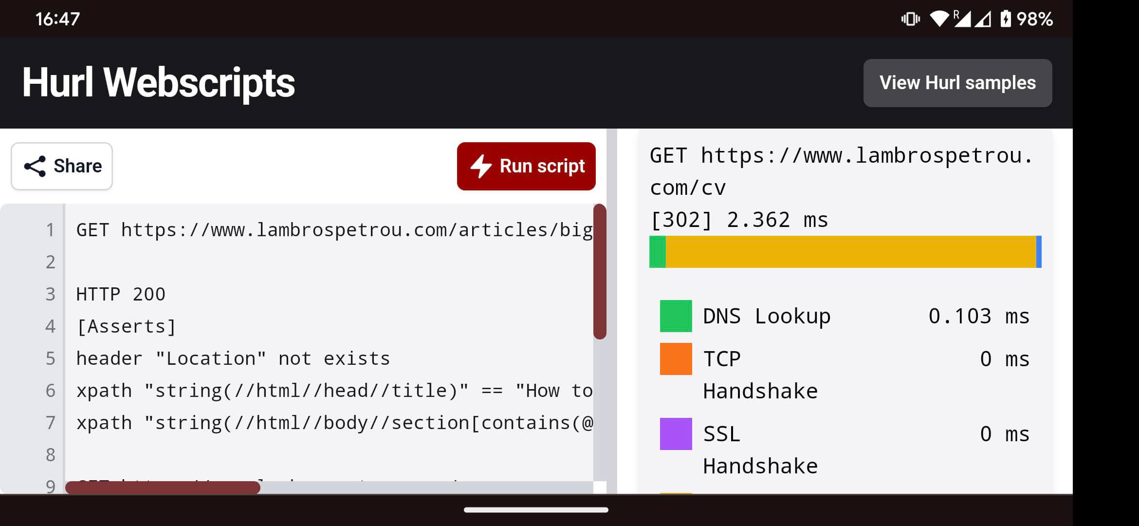 Side-by-side mode in mobile landscape Side-by-side mode in mobile landscape