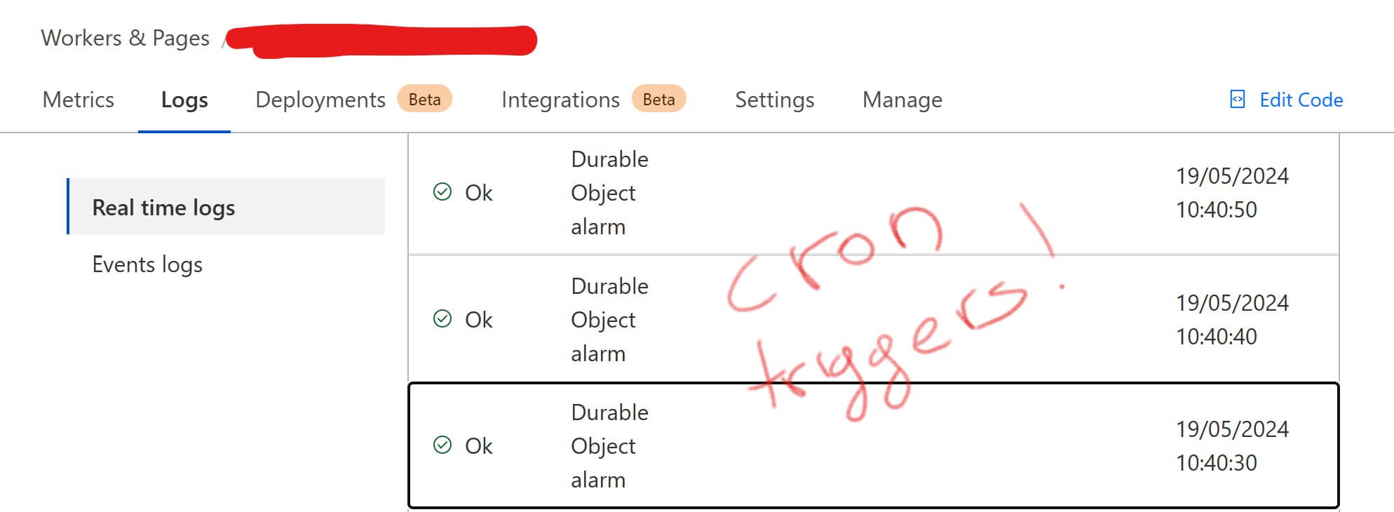 Cloudflare Durable Object logs for Skybear.net scripts cron triggers Cloudflare Durable Object logs for Skybear.net scripts cron triggers
